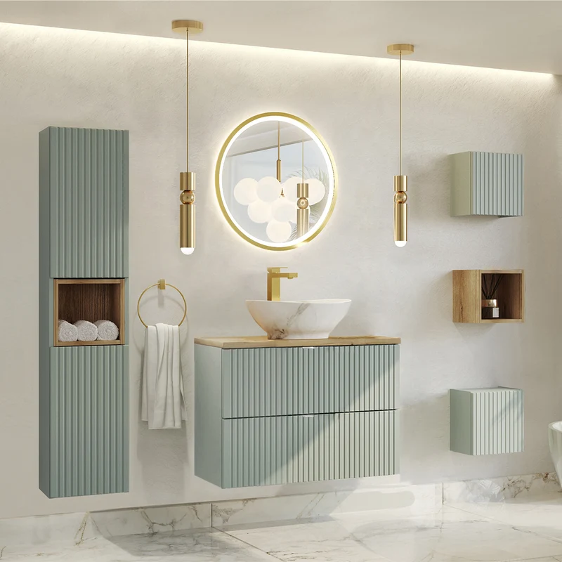 Armoire murale 1 porte Jade Vert