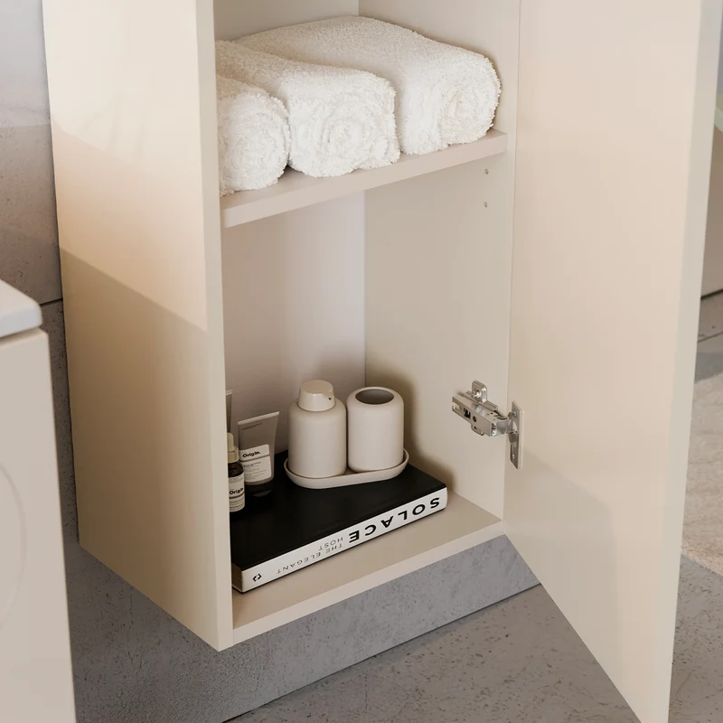 Colonne murale 1 porte Sanae Beige sable