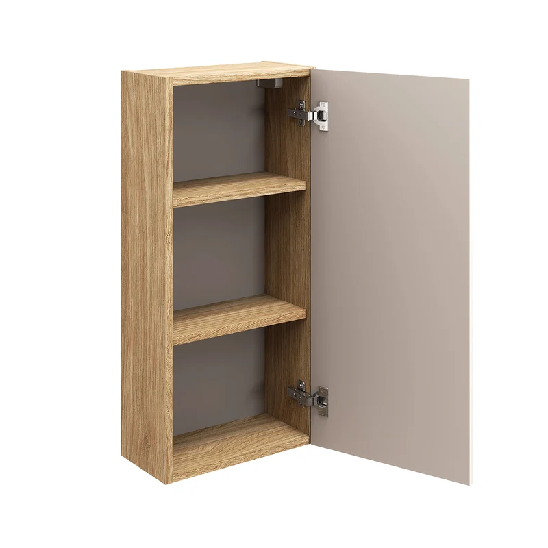Demi-colonne 1 porte Elora Beige et Bois