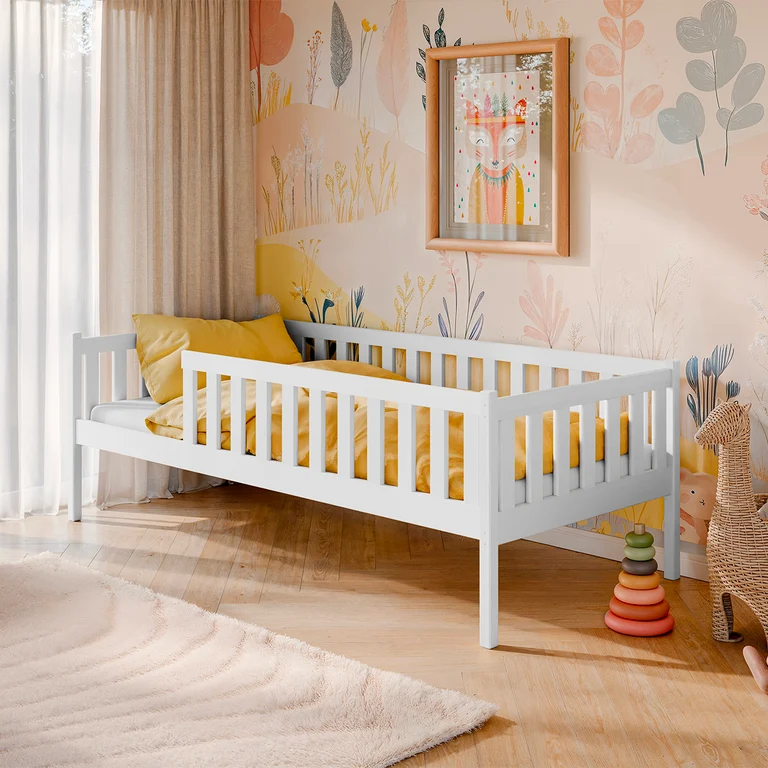 Lit 90x190 sommier inclus Antoine Blanc