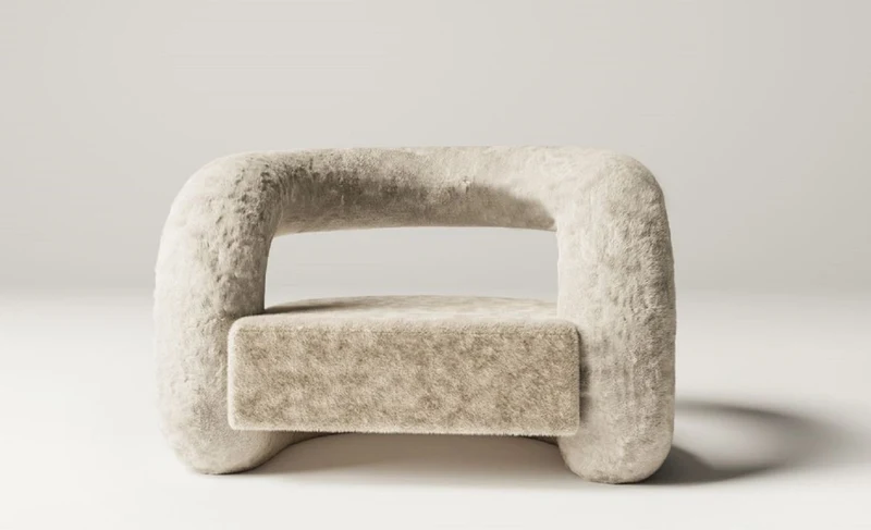 Casa Padrino Luxus Designer Sessel Grau 100 x 95 x H. 70 cm - Wohnzimmer Sessel - Hotel Sessel - Wohnzimmer Möbel - Hotel Möbel - Luxus Möbel
