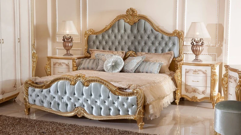 Casa Padrino Luxus Barock Nachtkommode Weiß / Braun / Gold 75 cm