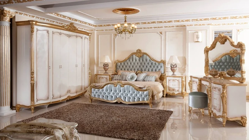 Casa Padrino Luxus Barock Nachtkommode Weiß / Braun / Gold 75 cm