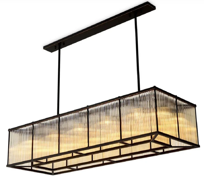 Casa Padrino Luxus Wohnzimmer Kronleuchter Bronze 140 cm