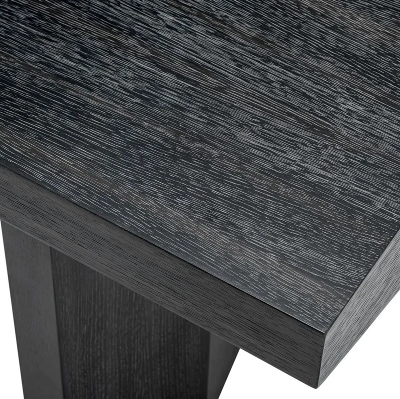Casa Padrino Luxus Konsole Schwarzgrau 160 x 55,5 x H. 76,5 cm - Rechteckiger Konsolentisch - Wohnzimmer Möbel - Hotel Möbel - Luxus Möbel - Luxus Einrichtung