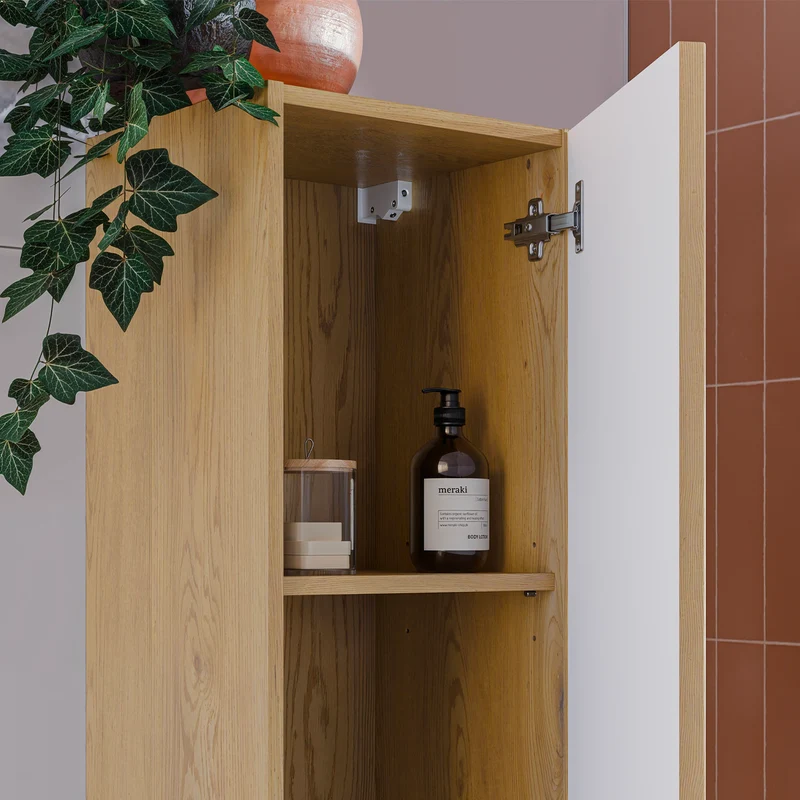 Colonne murale 2 portes Isaline Bois