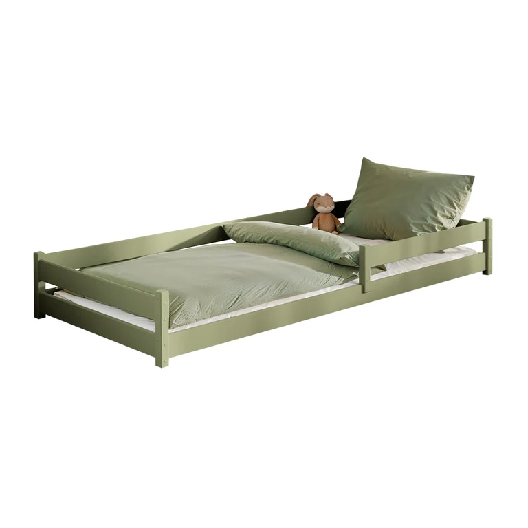 Lit au sol 90x190 sommier inclus Lily Olive