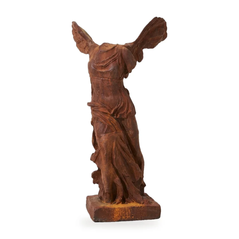 Casa Padrino Jugendstil Garten Deko Gusseisen Skulptur Rost H. 97 cm