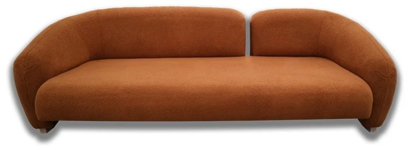 Casa Padrino Luxus Sofa Braun / Naturfarben 260 x 100 x H. 100 cm - Wohnzimmer Sofa - Hotel Sofa - Wohnzimmer Möbel - Hotel Möbel - Luxus Möbel - Luxus Einrichtung