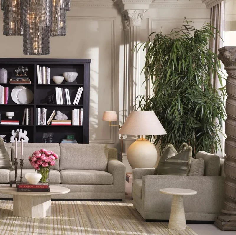 Casa Padrino Luxus Barock Mahagoni Deko Säule Antik Braun - Handgeschitzte Massivholz Säule - Prunkvolle Wohnzimmer Deko - Barock Möbel - Barock Deko Accessoires