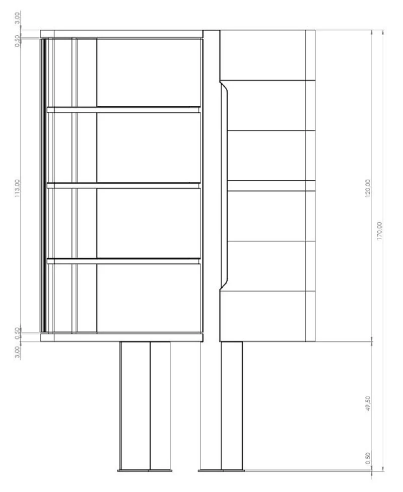 Casa Padrino Luxus Vitrine Dunkelbraun / Bronze 105,95 x 48,15 x H. 170 cm - Vitrinenschrank mit Tür - Hotel Möbel - Luxus Möbel - Luxus Kollektion