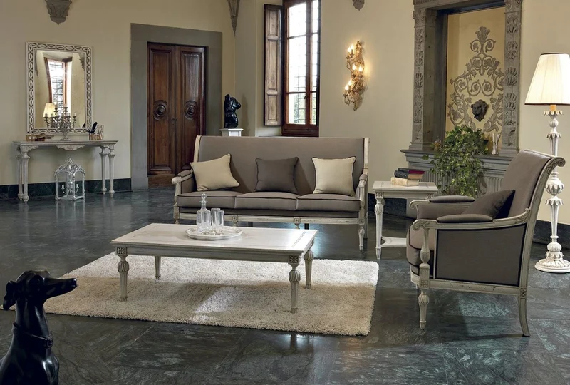 Casa Padrino Luxus Barock Wohnzimmer Hängeleuchte Antik Silber 34 x 34 x H. 64 cm - Handgefertigte Barockstil Pendelleuchte - Luxus Qualität - Made in Italy - Edel & Prunkvoll