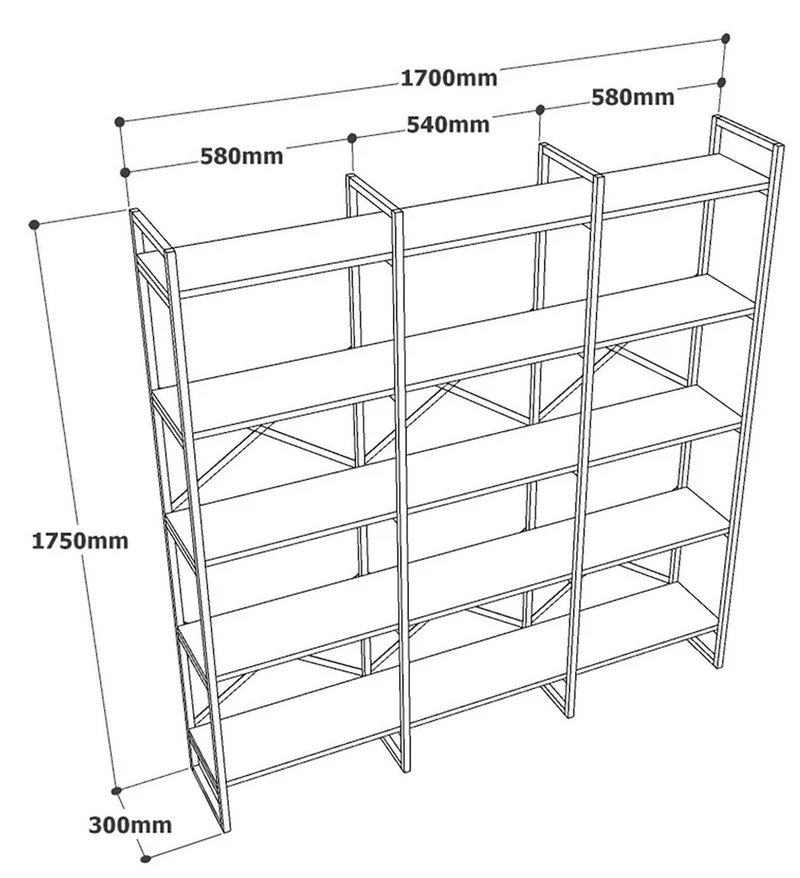 Casa Padrino Luxus Regalschrank mit Massivholz Regalen Gold / Schwarz 170 x 30 x H. 175 cm - Bücherschrank - Wohnzimmer Schrank - Büro Schrank - Wohnzimmer Möbel - Büro Möbel - Luxus Möbel