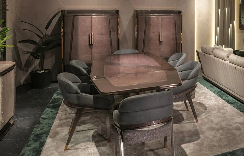 Casa Padrino Luxus Barschrank Grau / Gold 120 x 45,5 x H. 165,5 cm - Massivholz Weinschrank mit 2 Türen - Bar Möbel - Hotel Möbel - Luxus Möbel
