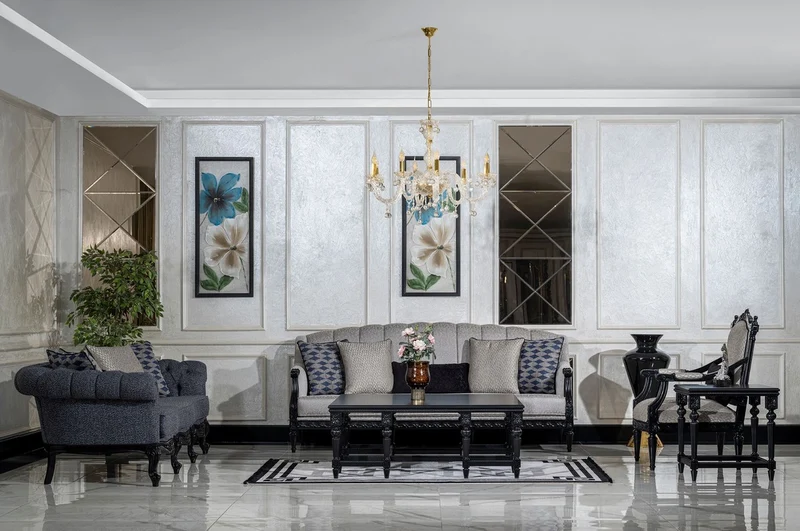 Casa Padrino Luxus Barock Couchtisch Schwarz - Handgefertigter Massivholz Wohnzimmertisch im Barockstil - Wohnzimmer Möbel im Barockstil - Barock Möbel - Edel & Prunkvoll