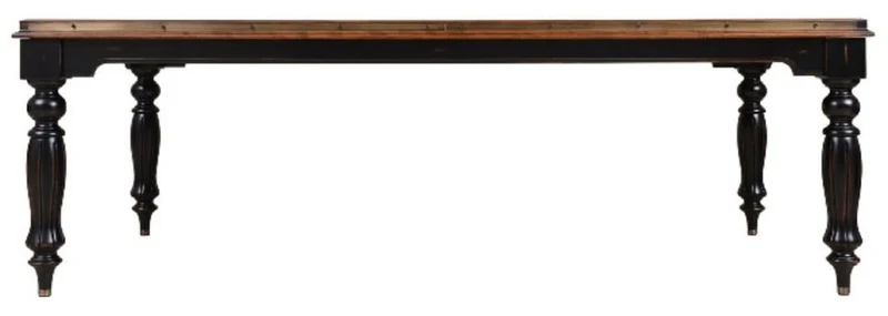 Casa Padrino Luxus Vintage Stil Esstisch Naturfarben / Braun / Schwarz 240 x 120,5 x H. 77,5 cm - Rechteckiger Massivholz Esszimmertisch - Esszimmer Möbel - Vintage Stil Möbel - Luxus Möbel