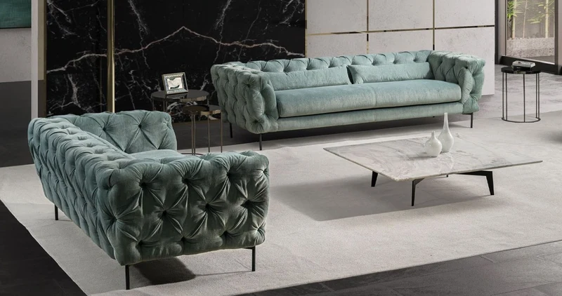 Casa Padrino Luxus Couchtisch Weiß / Schwarz 123 x 123 x H. 28,5 cm - Quadratischer Wohnzimmertisch mit Marmorplatte - Wohnzimmer Möbel - Luxus Möbel - Wohnzimmer Einrichtung