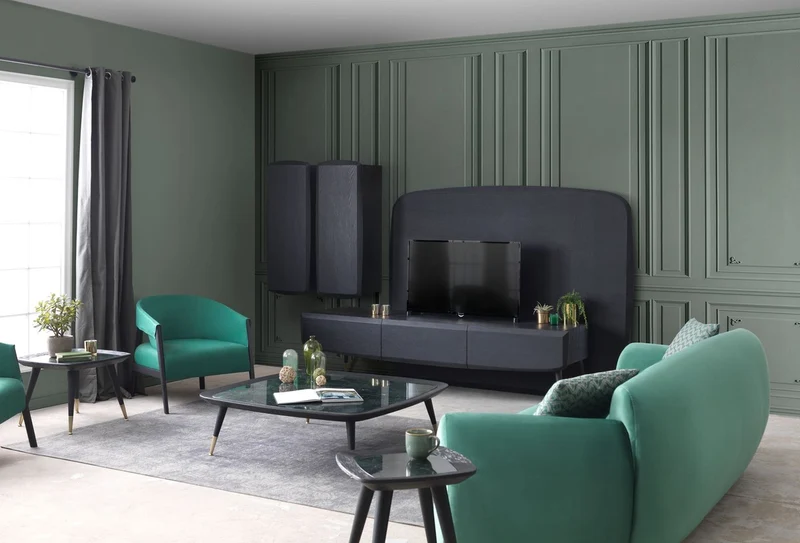 Casa Padrino Luxus Sessel Grün / Schwarz 73 x 80 x H. 75 cm - Wohnzimmer Sessel - Hotel Sessel - Wohnzimmer Möbel - Hotel Möbel - Luxus Möbel - Luxus Einrichtung