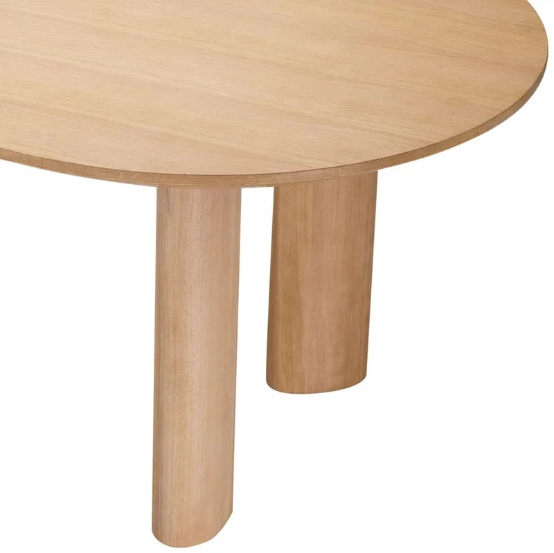 Casa Padrino Luxus Esstisch Naturfarben 244 x 109,5 x H. 77 cm - Ovaler Massivholz Küchentisch - Esszimmer Möbel - Küchen Möbel - Luxus Möbel - Luxus Einrichtung