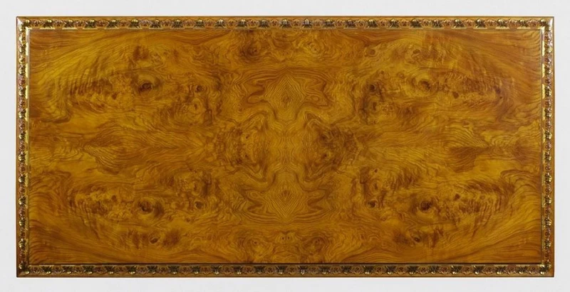 Casa Padrino Luxus Massivholz Schreibtisch Braun 184 x 96 x H. 78 cm - Bürotisch - Computertisch - Büro Möbel - Luxus Möbel - Luxus Einrichtung - Büro Einrichtung - Luxus Qualität