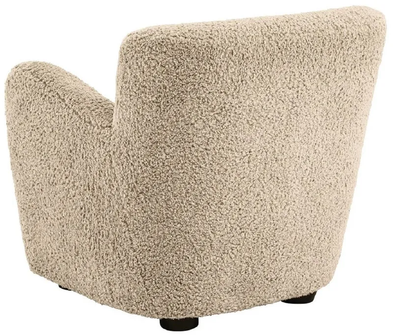 Casa Padrino Luxus Sessel Sandfarben / Schwarz 87 x 86 x H. 80 cm - Wohnzimmer Sessel - Hotel Sessel - Wohnzimmer Möbel - Luxus Möbel - Wohnzimmer Einrichtung - Luxus Einrichtung - Möbel Luxus