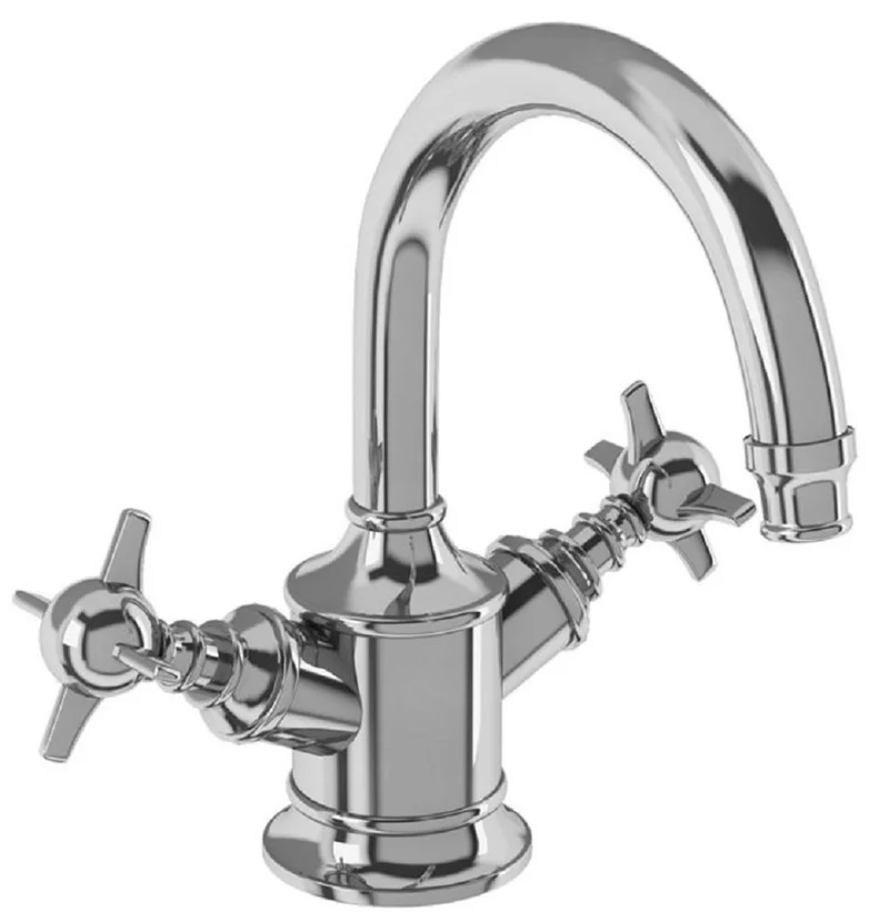 Casa Padrino Luxus Jugendstil Waschtisch Armatur Silber 18,4 x 20 x H. 21,5 cm - Nostalgisches Bad Zubehör - Badezimmer Accessoires - Barock & Jugendstil Kollektion