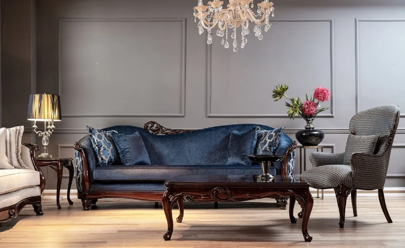 Casa Padrino Luxus Barock Beistelltisch Dunkelbraun - Handgefertigter Tisch im Barockstil - Barock Wohnzimmer Möbel - Edel & Prunkvoll