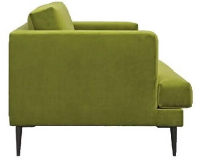 Casa Padrino Luxus Samt Sofa 210 x 90 x H. 76 cm - Verschiedene Farben - Modernes Wohnzimmer Sofa - Moderne Wohnzimmer Möbel