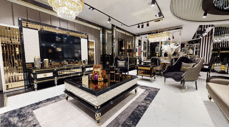 Casa Padrino Luxus Art Deco Wohnzimmer Sessel Schwarz / Gold - Art Deco Wohnzimmer & Hotel Möbel - Luxus Kollektion