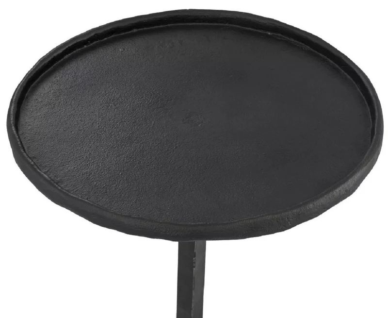 Casa Padrino Luxus Beistelltisch Bronzefarben Ø 36,5 x H. 52 cm - Runder Dreibein Tisch - Wohnzimmer Möbel - Luxus Möbel
