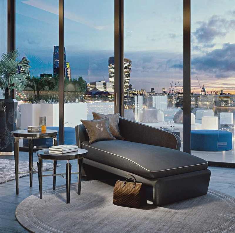 Casa Padrino Luxus Hotel Chaiselongue Grau / Weiß 178 x 98 x H. 80 cm - Massivholz Recamiere - Hotel Möbel - Luxus Qualität - Made in Italy