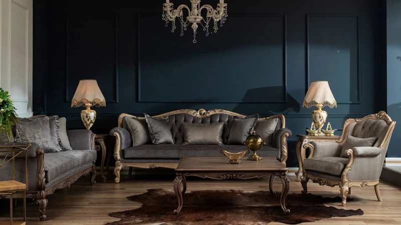 Casa Padrino Luxus Barock Couchtisch Braun - Handgefertigter Massivholz Wohnzimmertisch - Barock Wohnzimmer Möbel