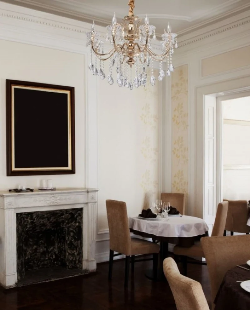 Casa Padrino Barock Kristall Kronleuchter Gold Ø 72 x H. 100 cm - Prunkvoller Kronleuchter im Barockstil - Barock Möbel