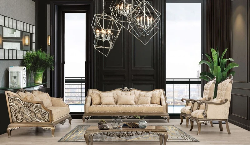 Casa Padrino Luxus Barock Couchtisch Braun / Silber - Prunkvoller Wohnzimmertisch im Barockstil - Handgefertigter Massivholz Tisch - Barock Wohnzimmer Möbel