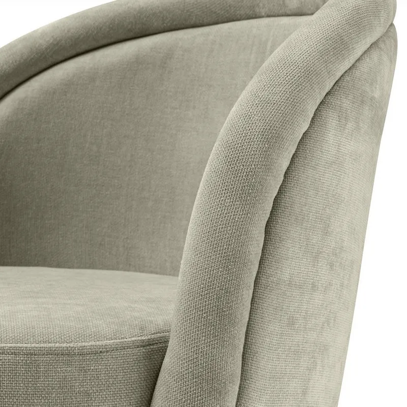 Casa Padrino Luxus Esszimmerstuhl Set Sandfarben / Schwarz / Messing 57,5 x 58 x H. 77 cm - Edle Esszimmerstühle - Luxus Esszimmer Möbel
