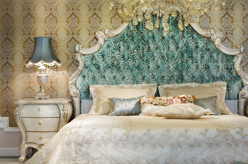 Casa Padrino Luxus Barock Nachtkommoden Set Creme / Gold 60 x 55 x H. 68 cm - Prunkvolle Massivholz Nachttische - Barock Schlafzimmer Möbel