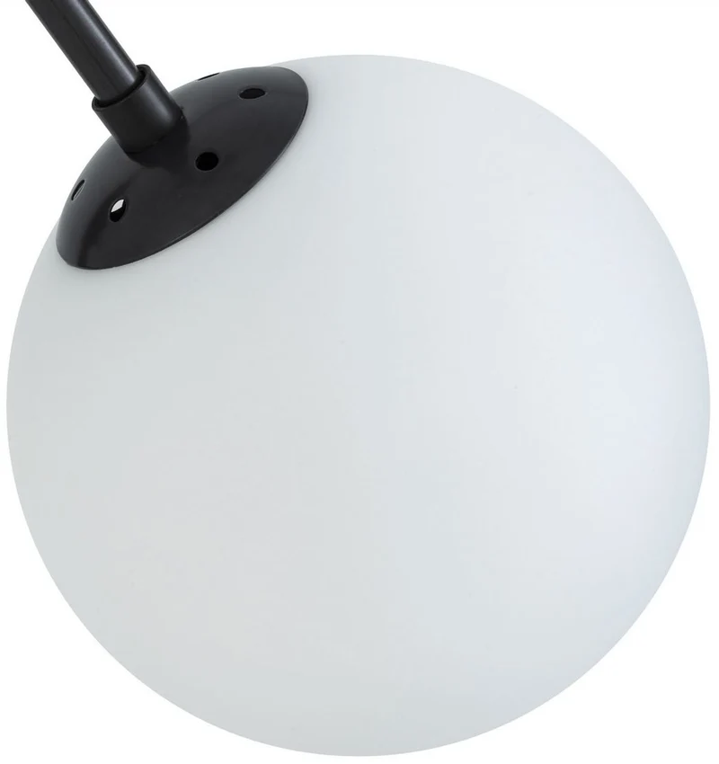 Casa Padrino Luxus Halogen Kronleuchter Bronzefarben / Weiß 192 x 192 x H. 85 cm - Moderner dimmbarer Kronleuchter mit runden Glas Lampenschirmen - Luxus Kollektion
