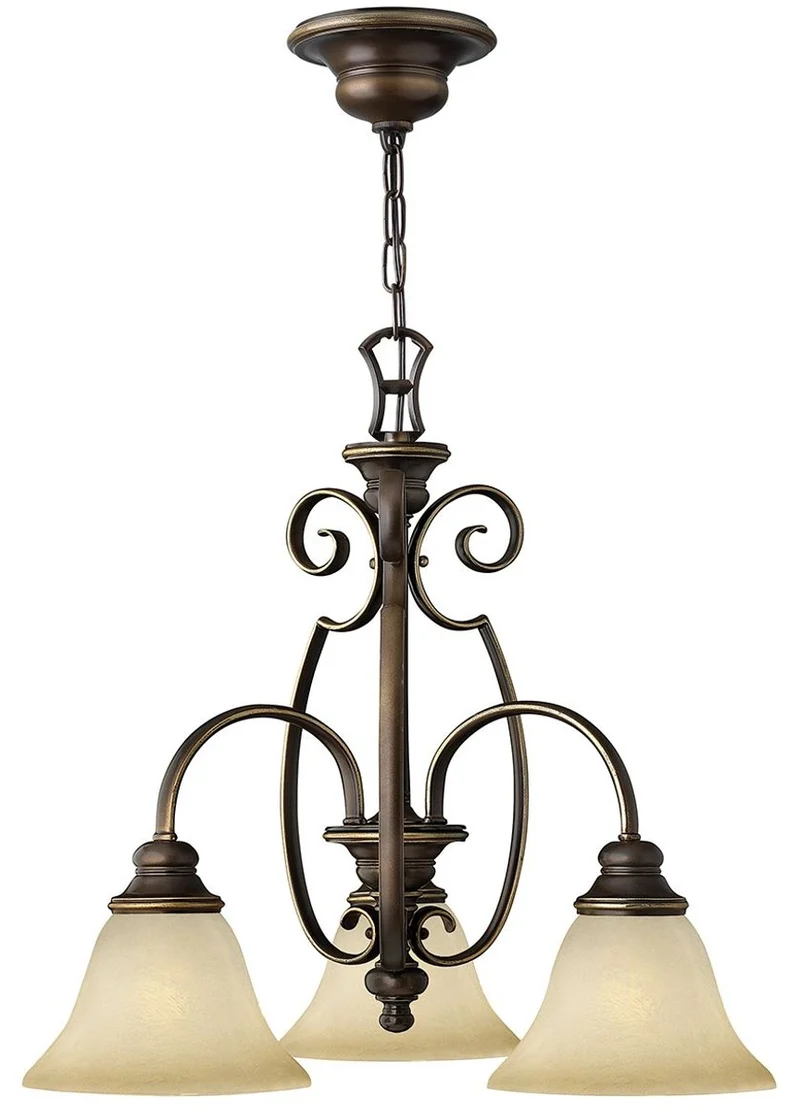 Casa Padrino Barock Kronleuchter Antik Bronze / Vintage Alabaster Ø 57,1 x H. 53,3 cm - Wohnzimmer Leuchten im Barockstil