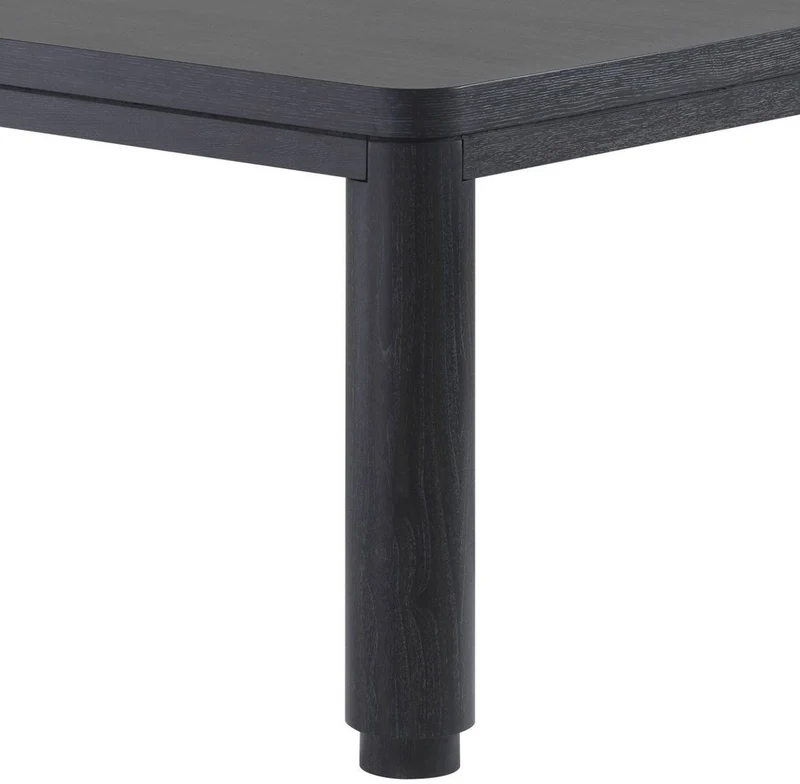 Casa Padrino Luxus Esstisch Anthrazitgrau 300 x 115 x H. 76 cm - Massivholz Küchentisch - Rechteckiger Esszimmertisch - Luxus Esszimmer Möbel