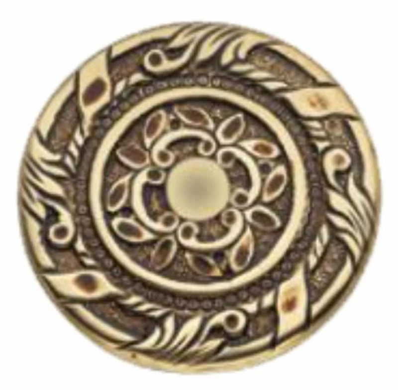 Casa Padrino Luxus Barock Türknauf Set Ø 8 x H. 7,2 cm - Verschiedene Farben - 2 runde Türgriffe mit Swarovski Kristallglas - Prunkvolles Ziehknauf Set - Luxus Qualität - Made in Italy