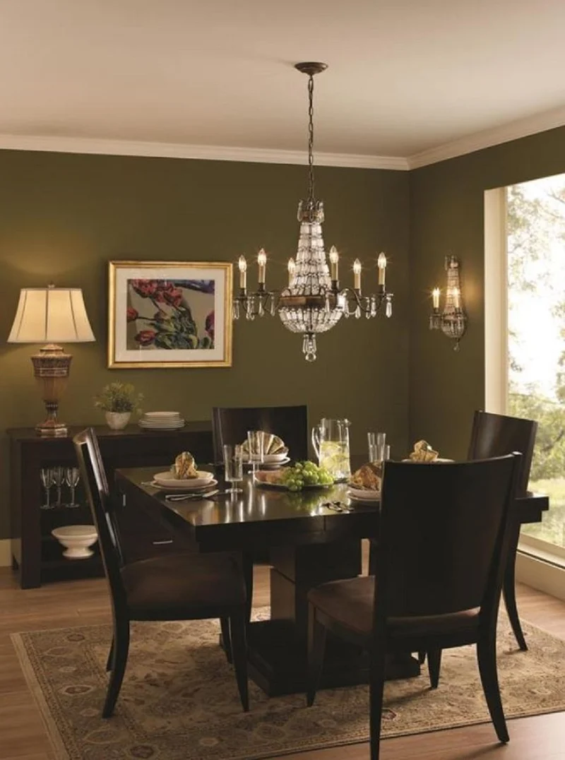 Casa Padrino Barock Kronleuchter mit Kristallglas Bronze Ø 68,6 x H. 74 cm - Prunkvoller Kronleuchter im Barockstil - Edel & Prunkvoll