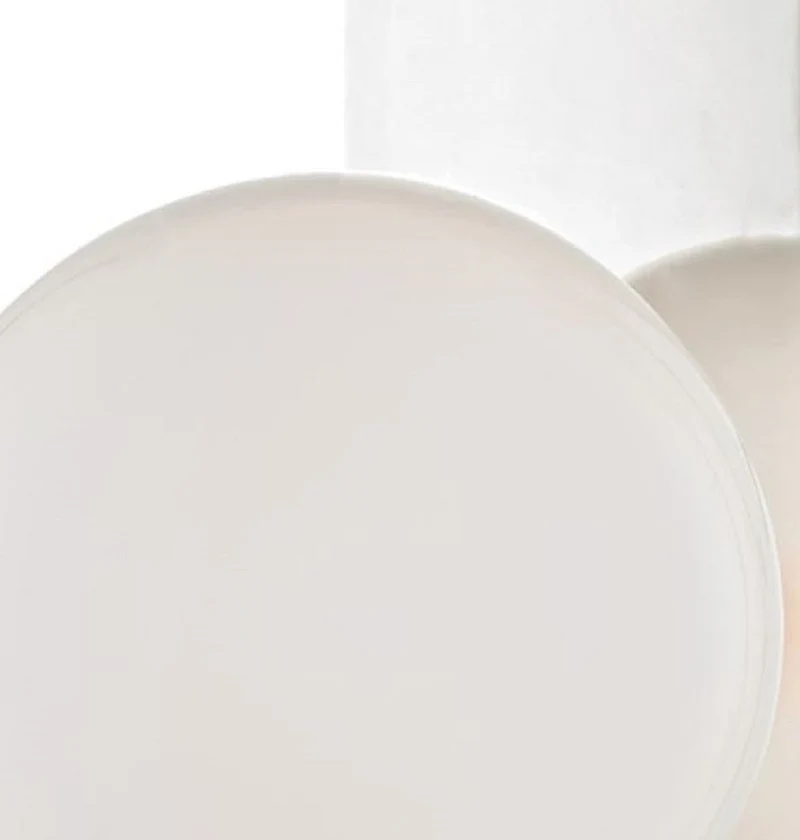 Casa Padrino Luxus LED Wandleuchte Silber / Weiß 19,1 x 16,5 x H. 32,4 cm - Hotel & Restaurant Lampe