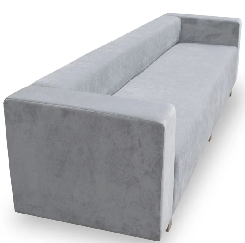 Casa Padrino Luxus Wohnzimmer Samt Sofa 260 x 75 x H. 70 cm - Verschiedene Farben - Wohnzimmermöbel