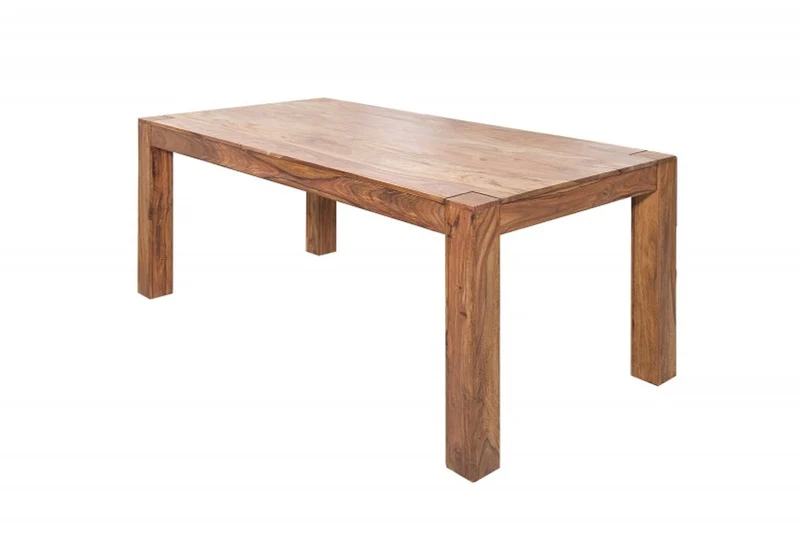 Casa Padrino Designer Esstisch 160cm Massivholz Sheesham - Restaurant Möbel - schwere Ausführung