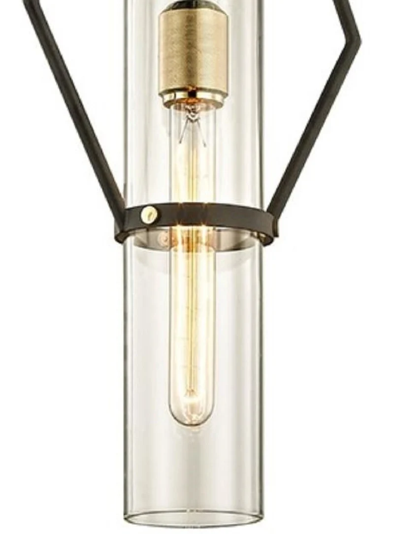 Casa Padrino Luxus Wandleuchte Bronze / Messing 24,1 x 14,6 x H. 64,8 cm - Designer Wohnzimmer Wandlampe