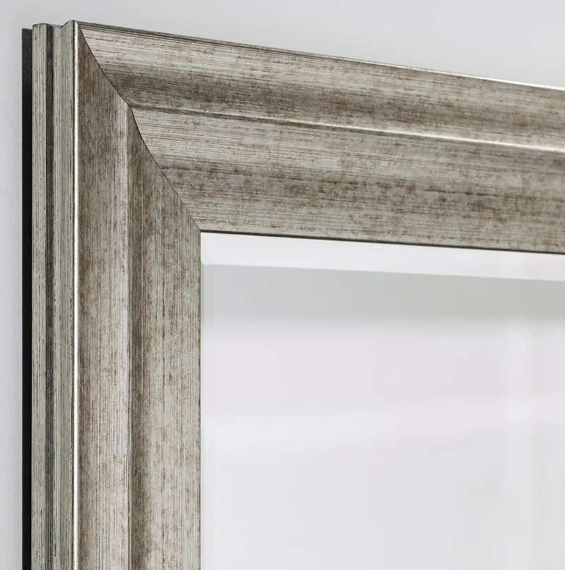 Casa Padrino Luxus Spiegel / Wandspiegel Antik Silber 84 x H. 184 cm - Deko Accessoires