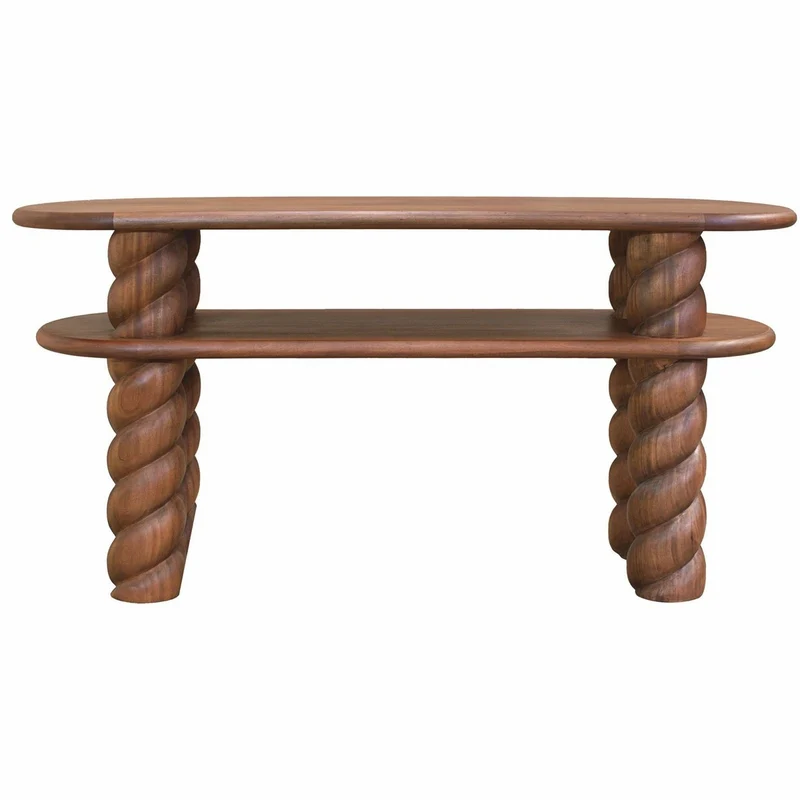 Casa Padrino Luxus Mahagoni Konsole Braun 164 cm - Luxus Mahagoni Möbel