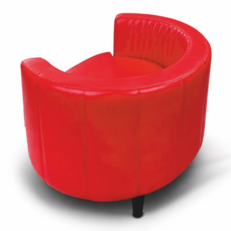 Casa Padrino Luxus Leder Sessel Rot / Schwarz - Wohnzimmer Echtleder Möbel
