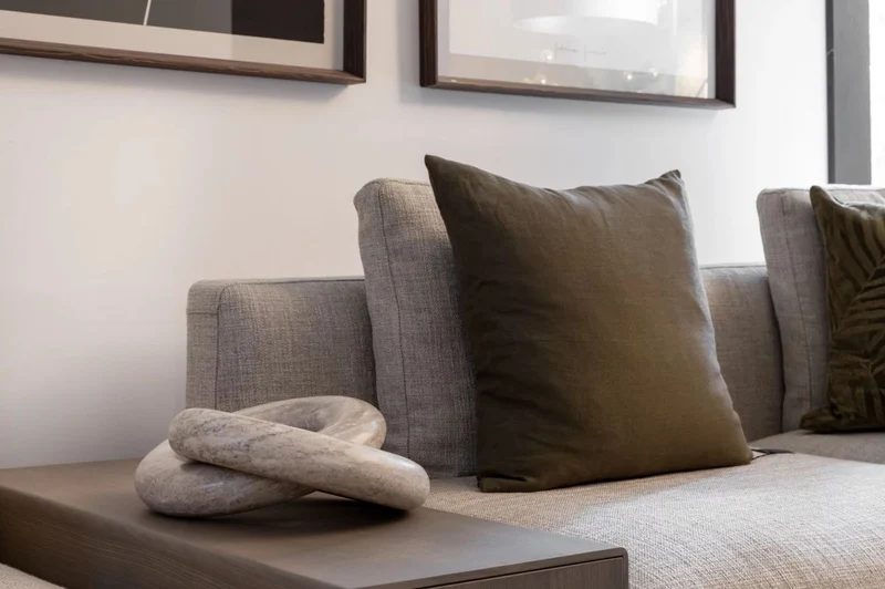 Casa Padrino Luxus Marmor Deko Objekt Ringe Grau - Wohnzimmer Dekoration