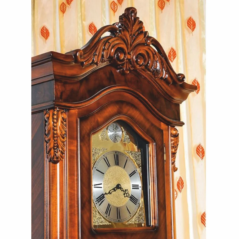 Casa Padrino Luxus Barock Standuhr Braun H. 230 cm - Prunkvolle Barock Möbel
